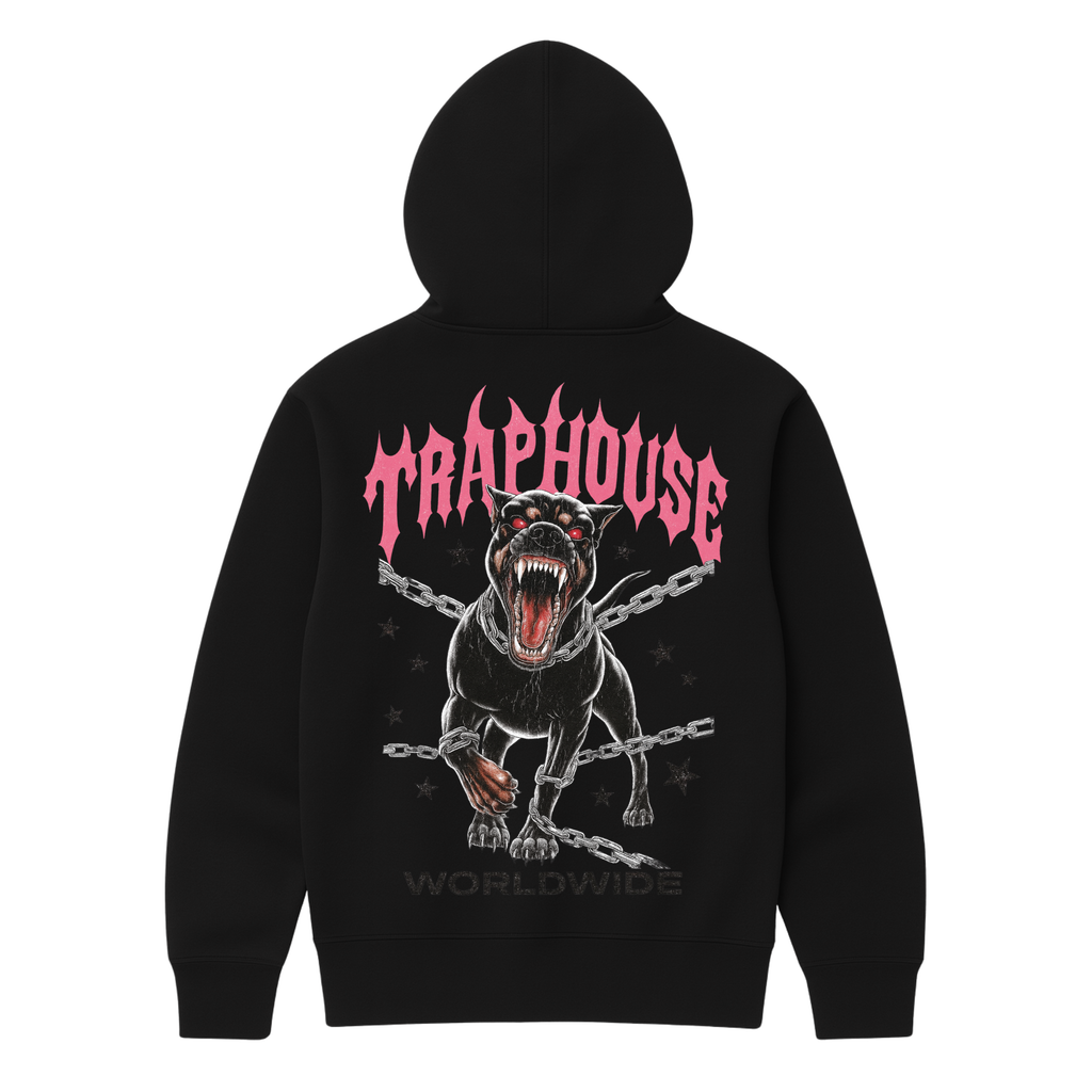 TRAPHOUSE BLACK HOODIE