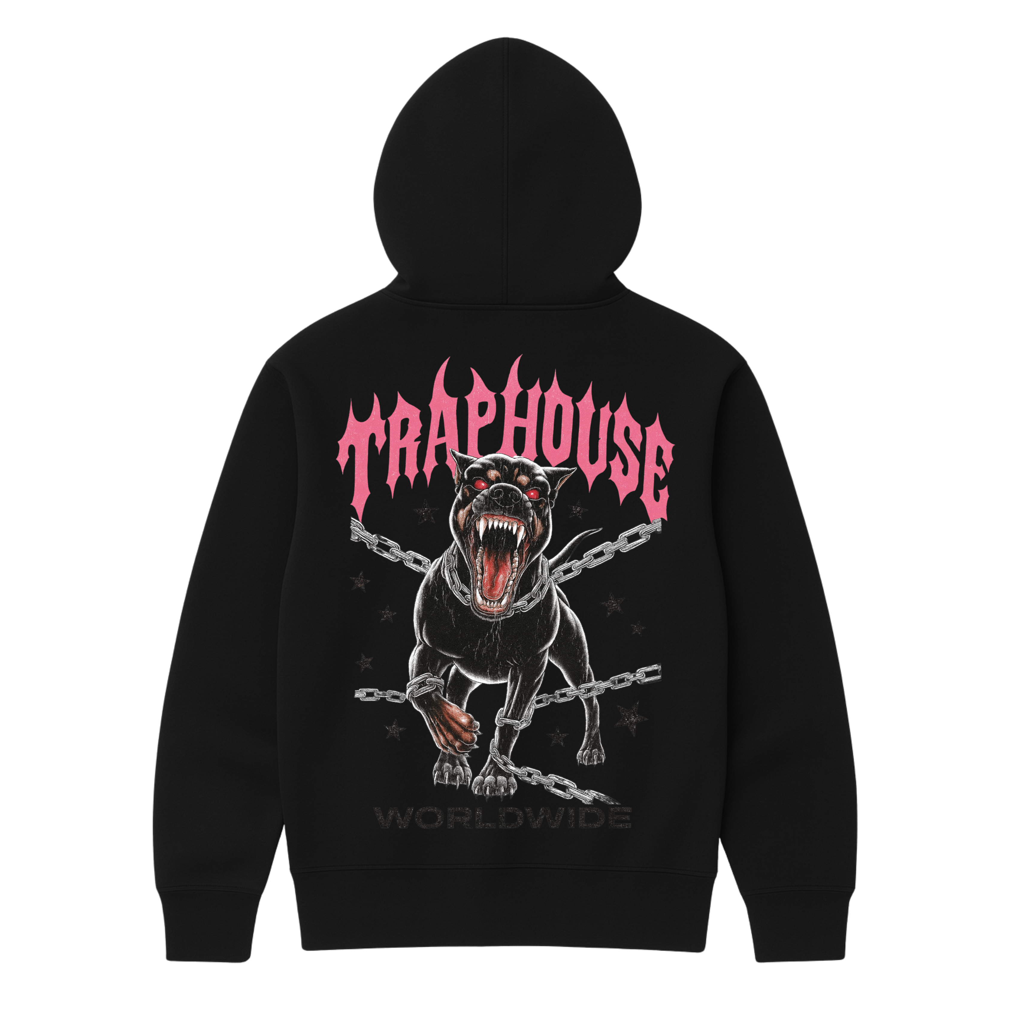 TRAPHOUSE BLACK HOODIE