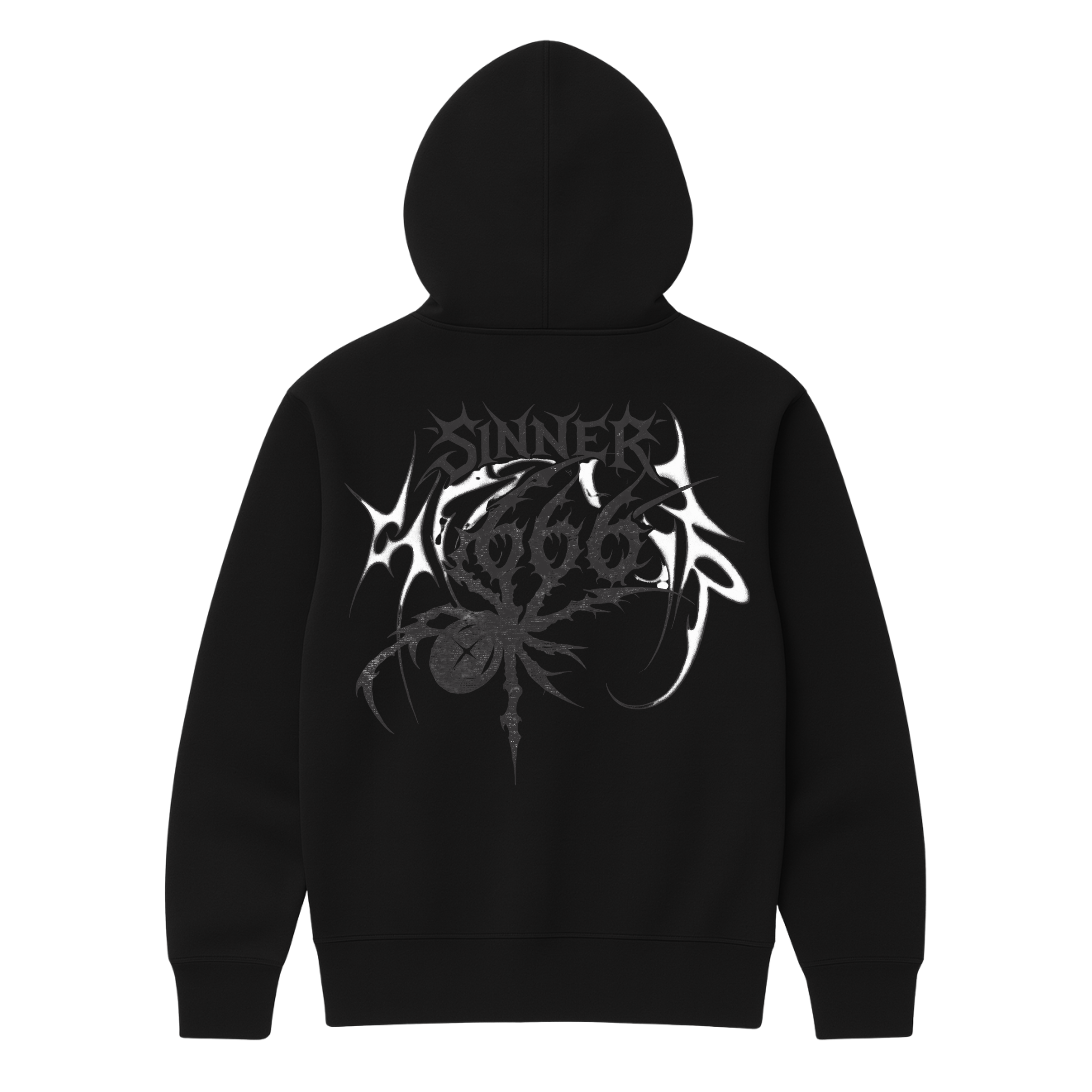 SINNER BLACK HOODIE