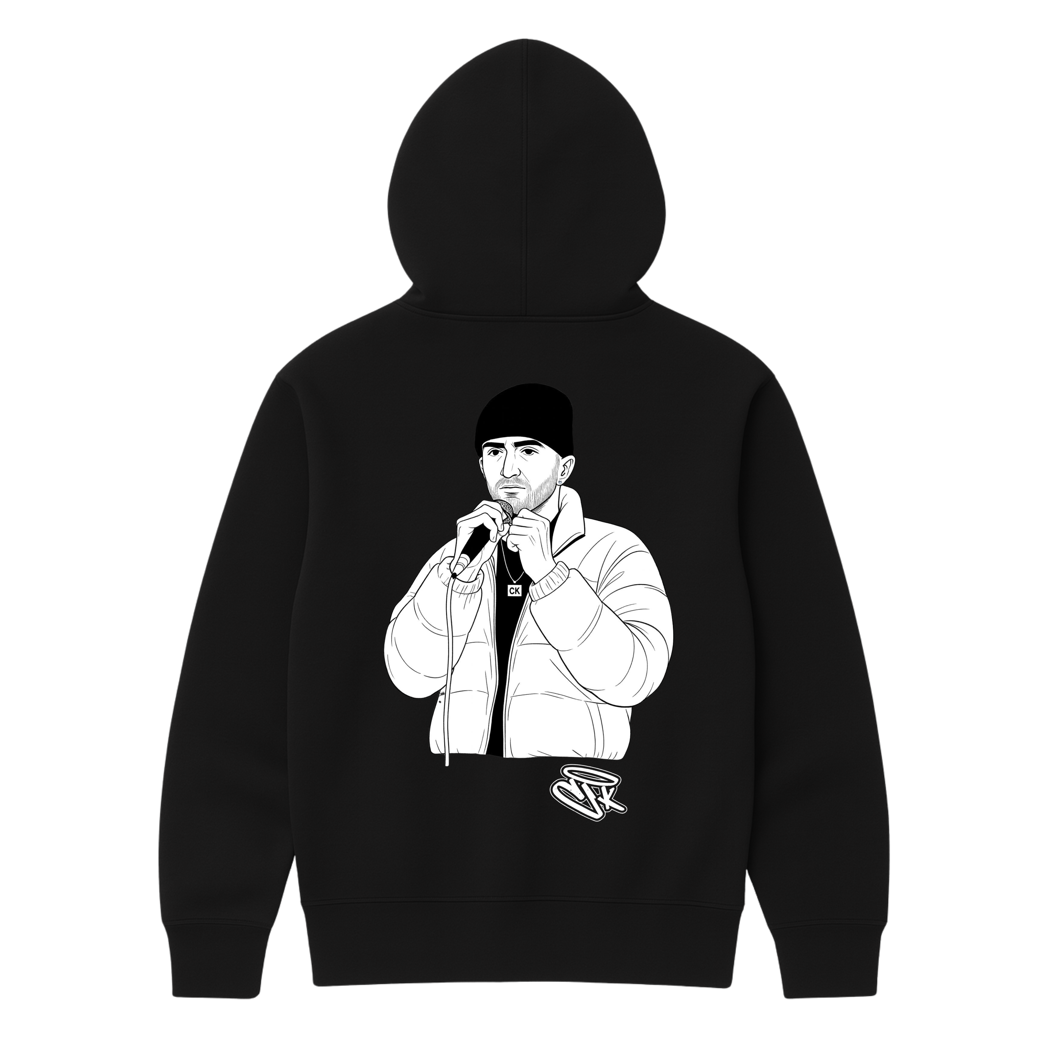 "PURO Y PARA TI" BLACK HOODIE