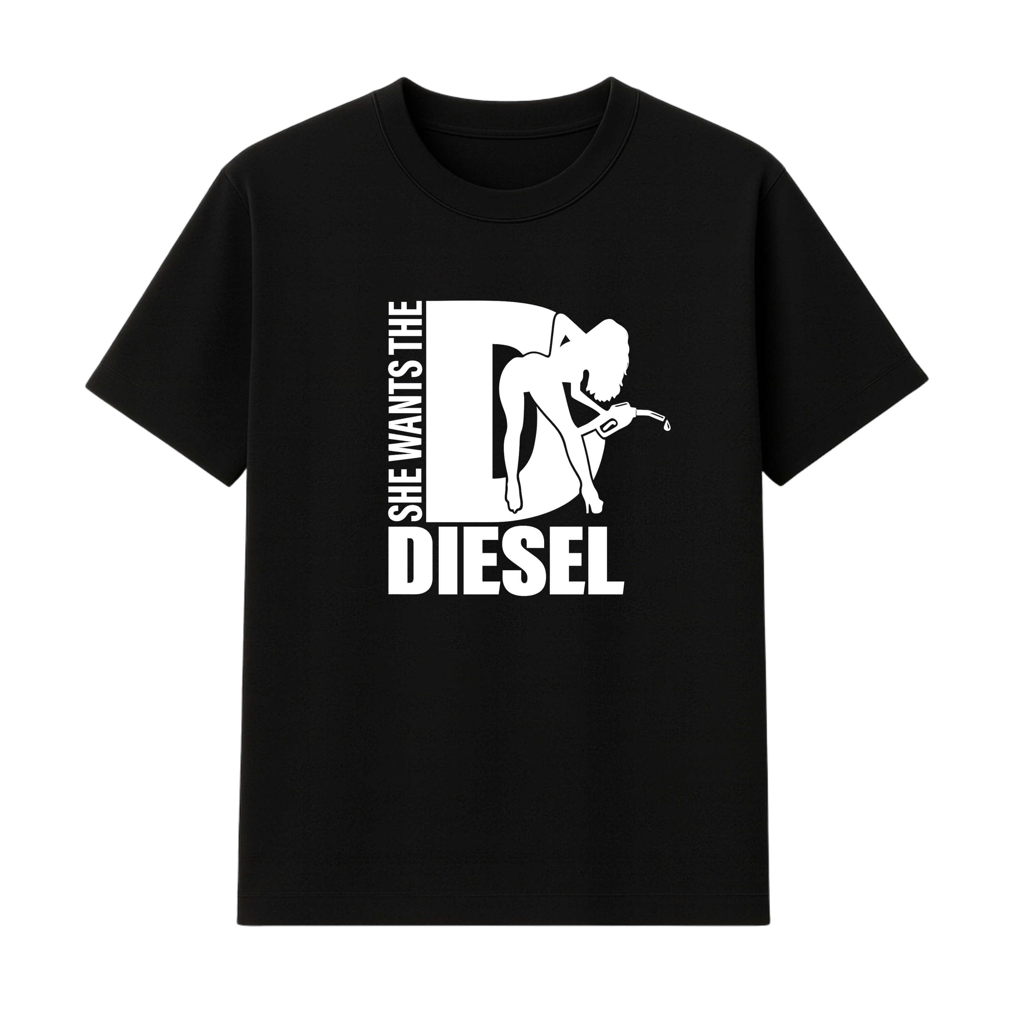 SHE WANTS DIESEL BLACK TEE