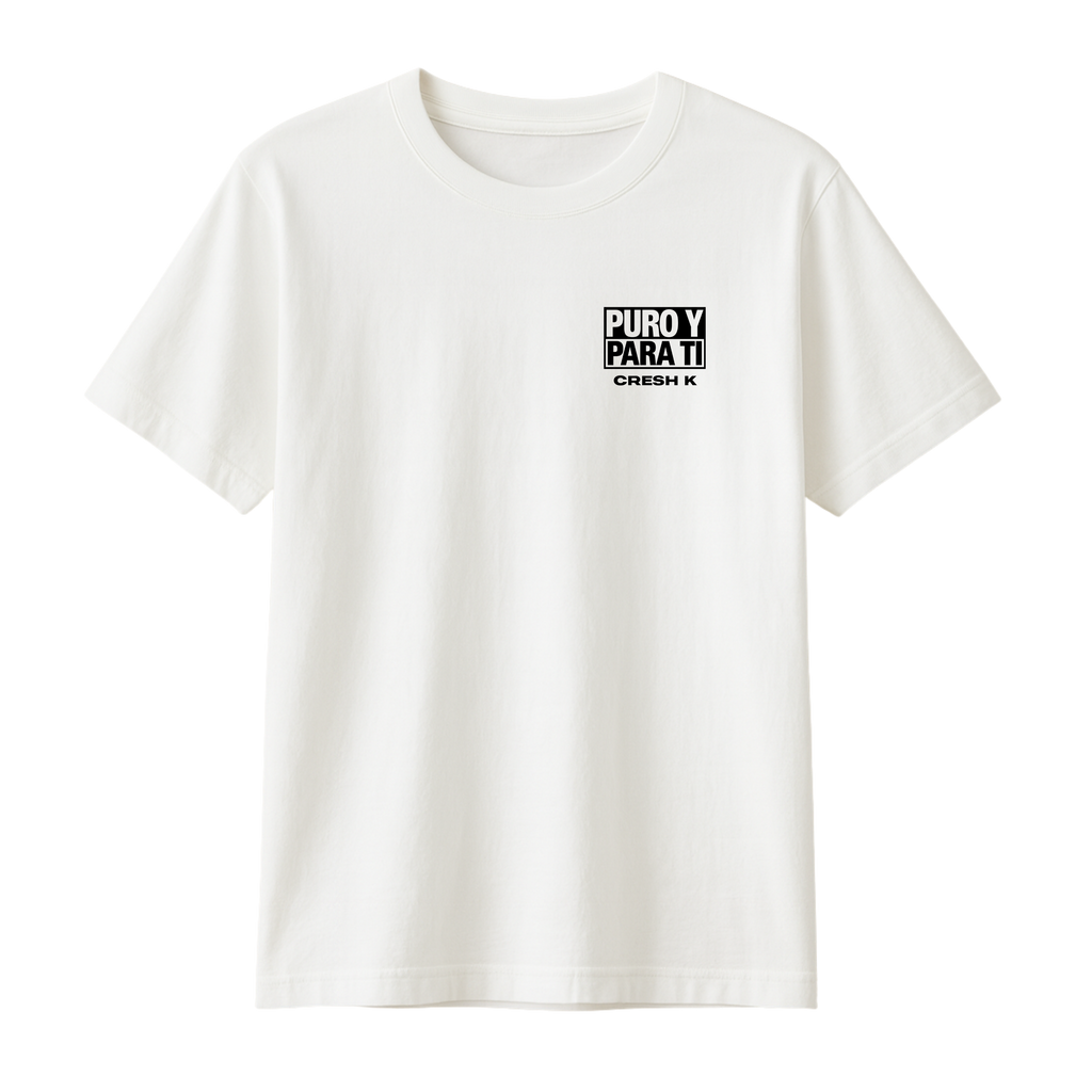 "PURO Y PARA TI" WHITE TEE