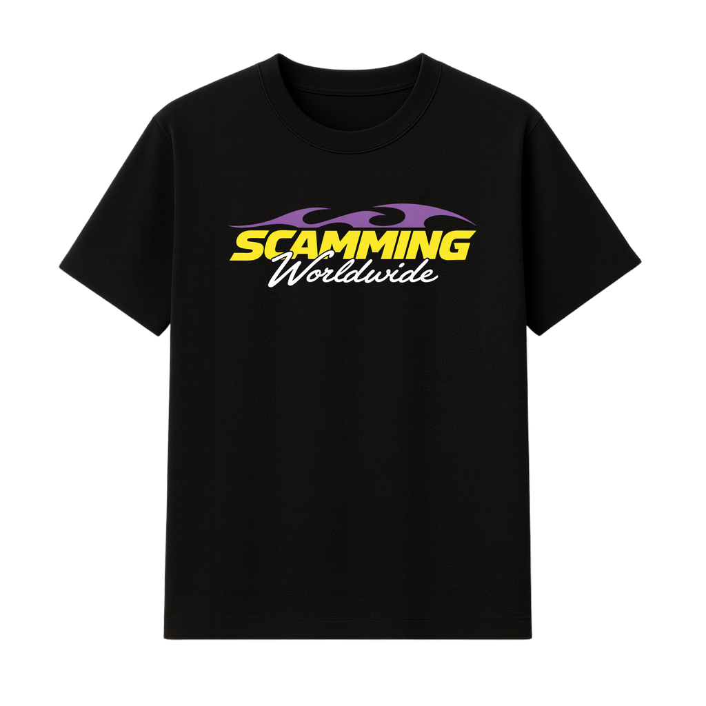 SCAMMING BLACK TEE
