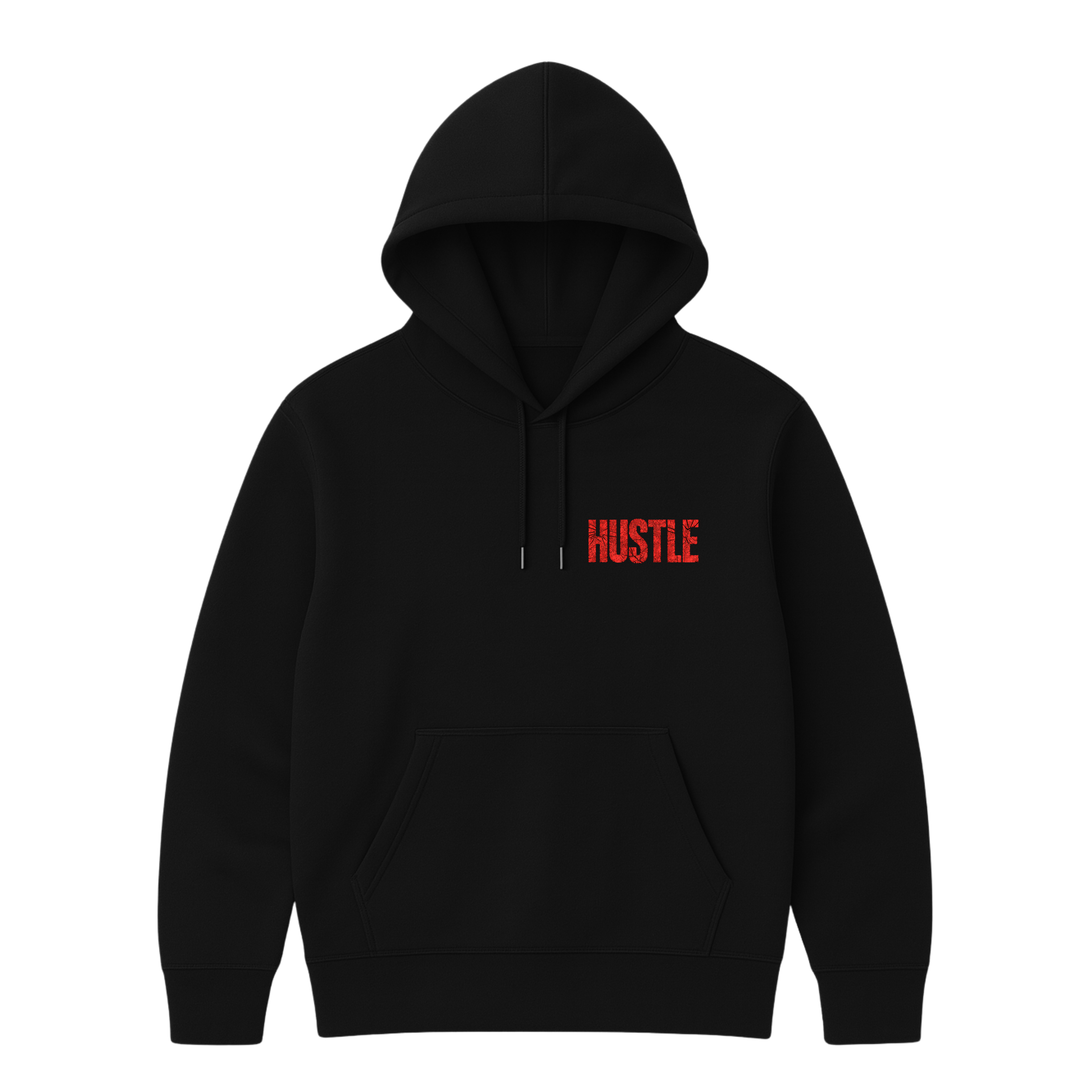 HUSTLE BLACK HOODIE
