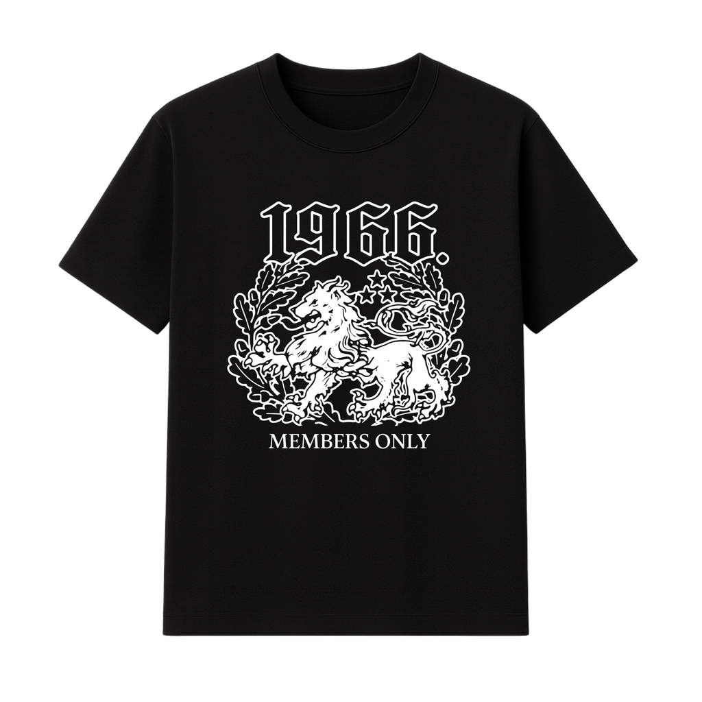 1966 BLACK TEE