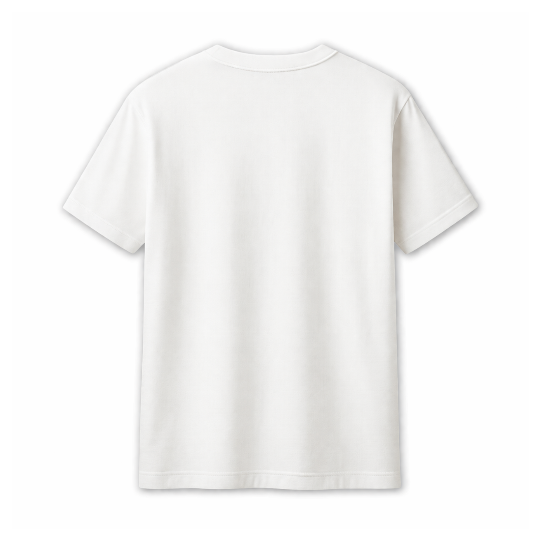 Camiseta blanca manga corta (PREMIUM)