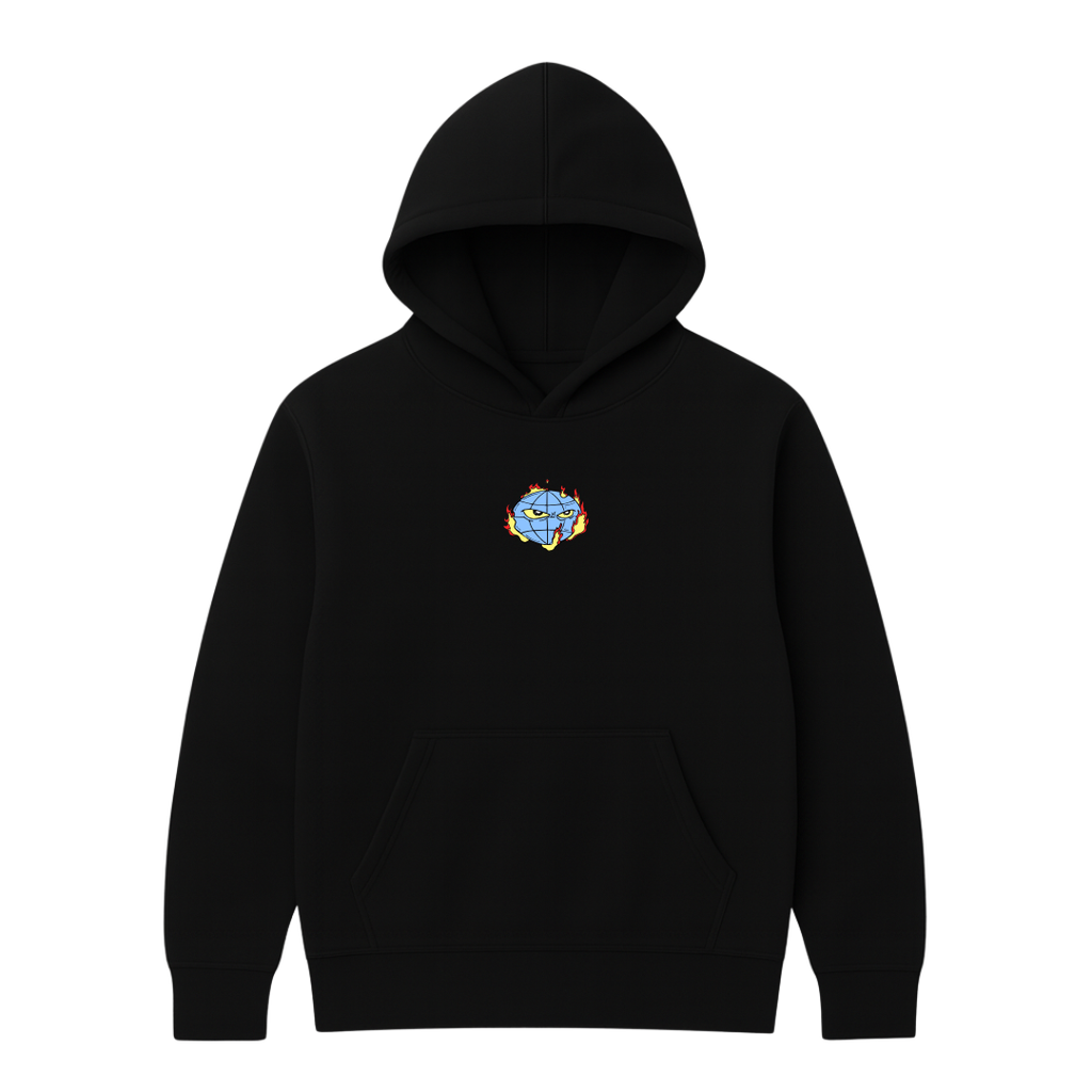 "ANTISOCIAL" BLACK HOODIE