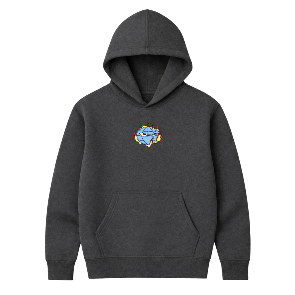 "ANTISOCIAL" GREY HOODIE