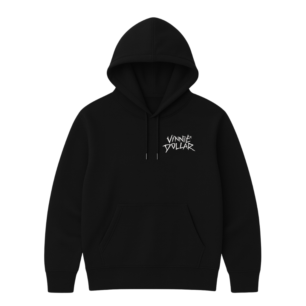 "VINNIE DOLLAR" BLACK HOODIE