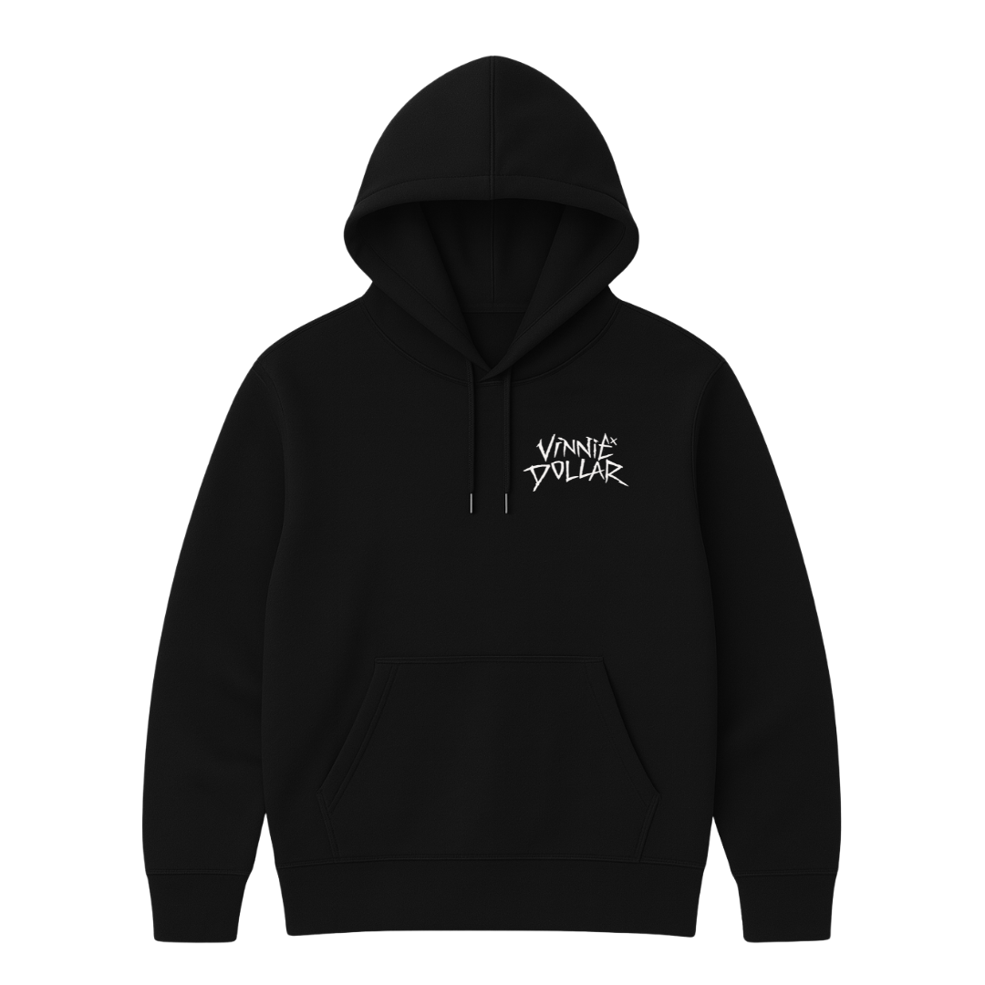 "VINNIE DOLLAR" BLACK HOODIE