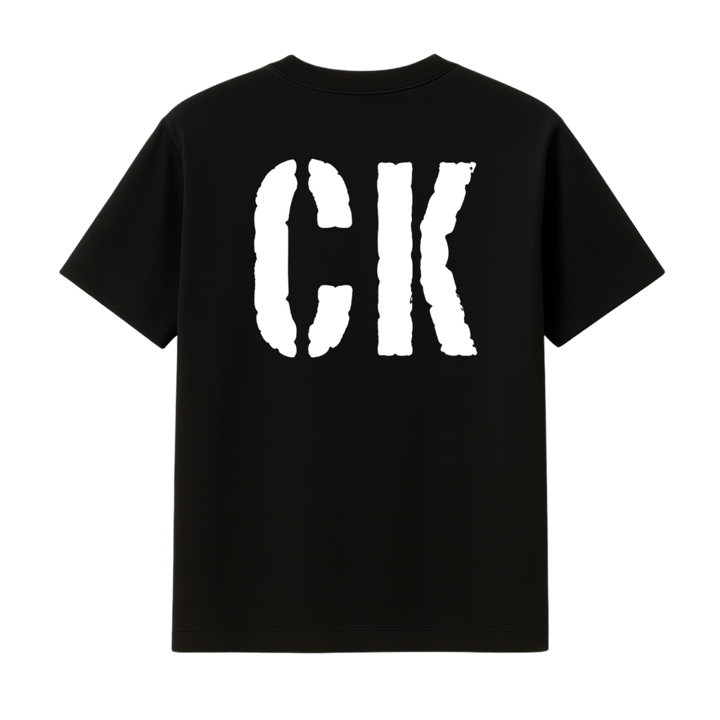 "CK V2" BLACK TEE