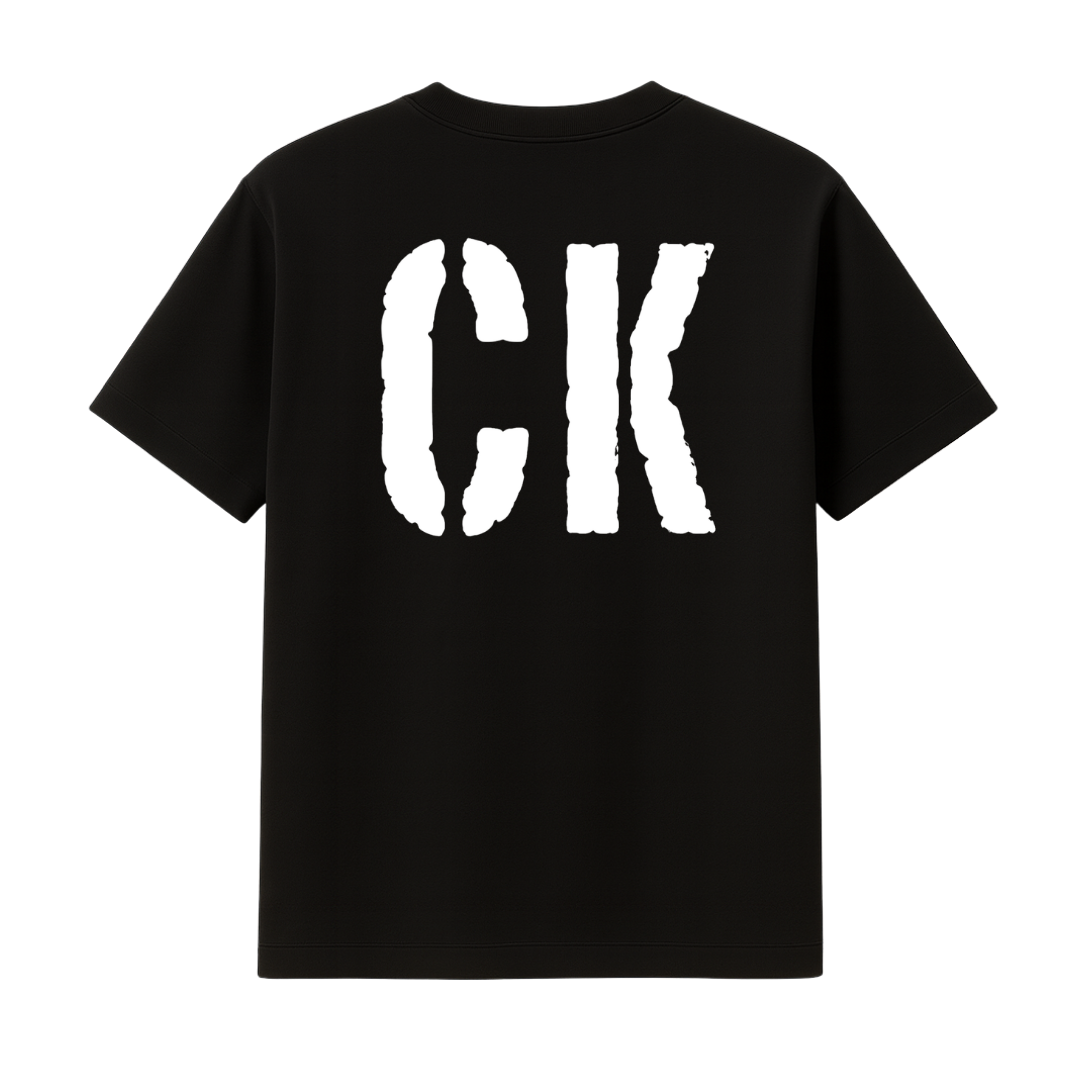 "CK V2" BLACK TEE