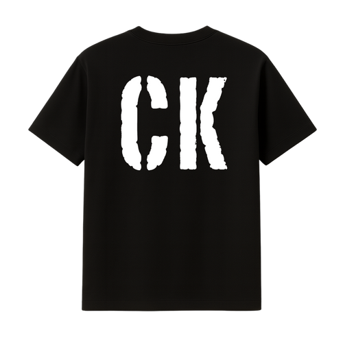 "CK V2" BLACK TEE