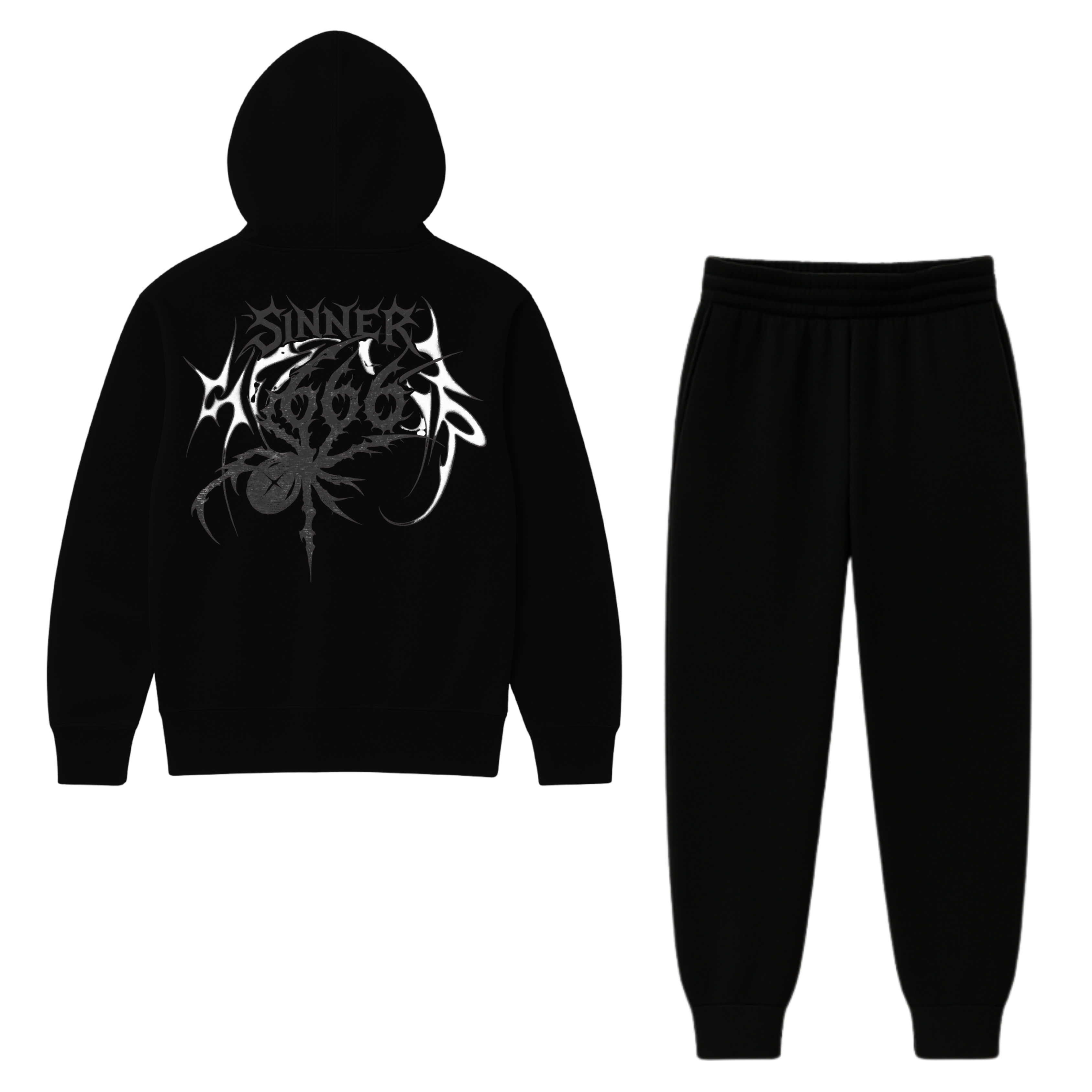 SINNER BLACK TRACKSUIT