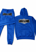 Conjunto de chandal azul "Lucky and Pure"