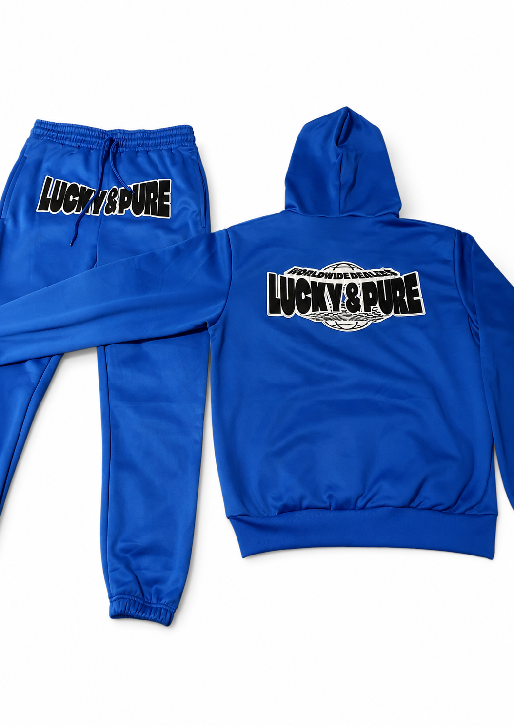 Conjunto de chandal azul "Lucky and Pure"
