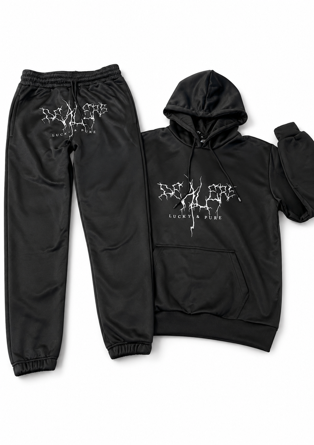 Conjunto de chandal negro "Dealers"