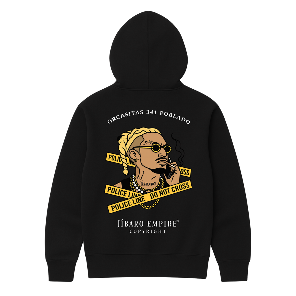 "ORCASITAS" BLACK HOODIE